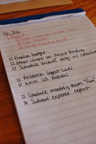 Prioritized To Do List